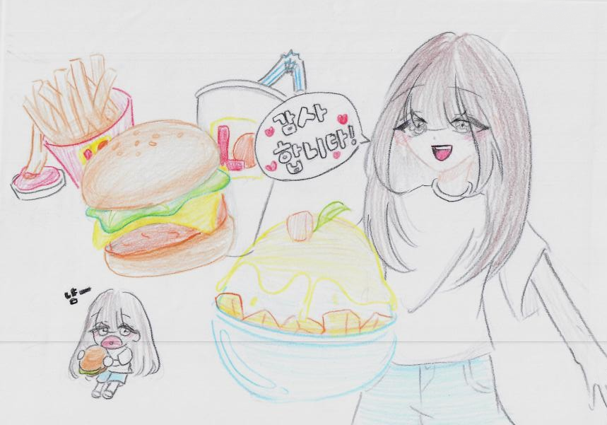 아이들이 그린 감사 카드 2